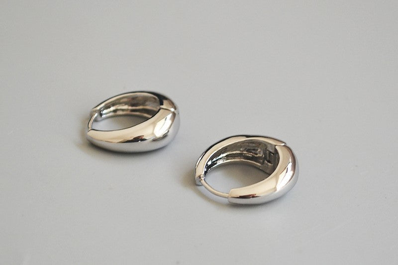 Orecchini ad anelle ottone