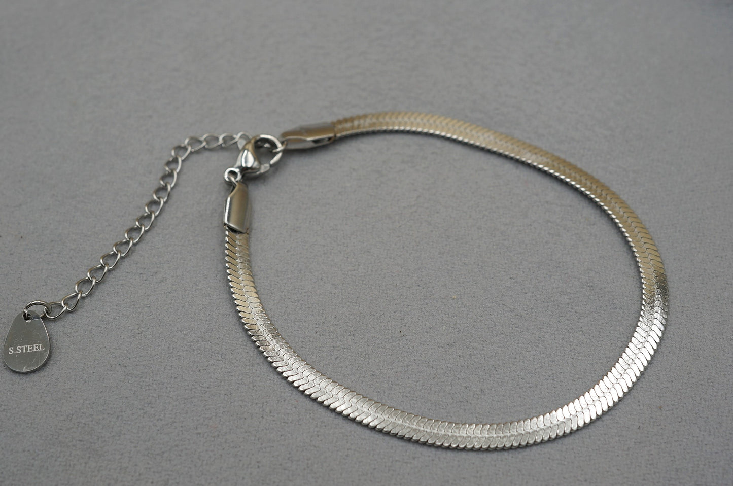 Bracciale catene di serpente d'acciaio