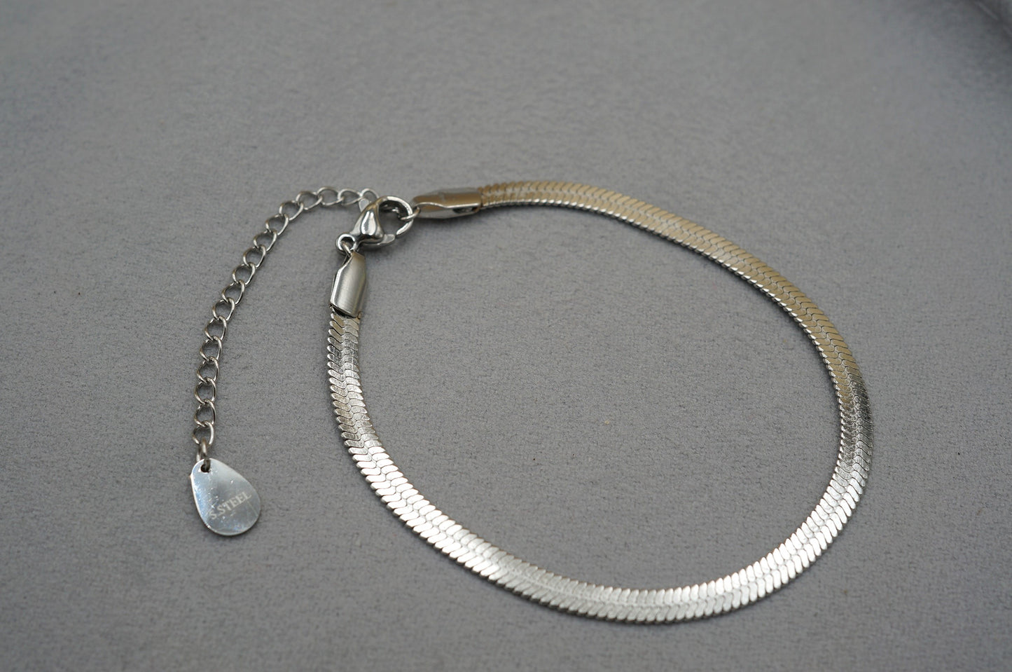 Bracciale catene di serpente d'acciaio