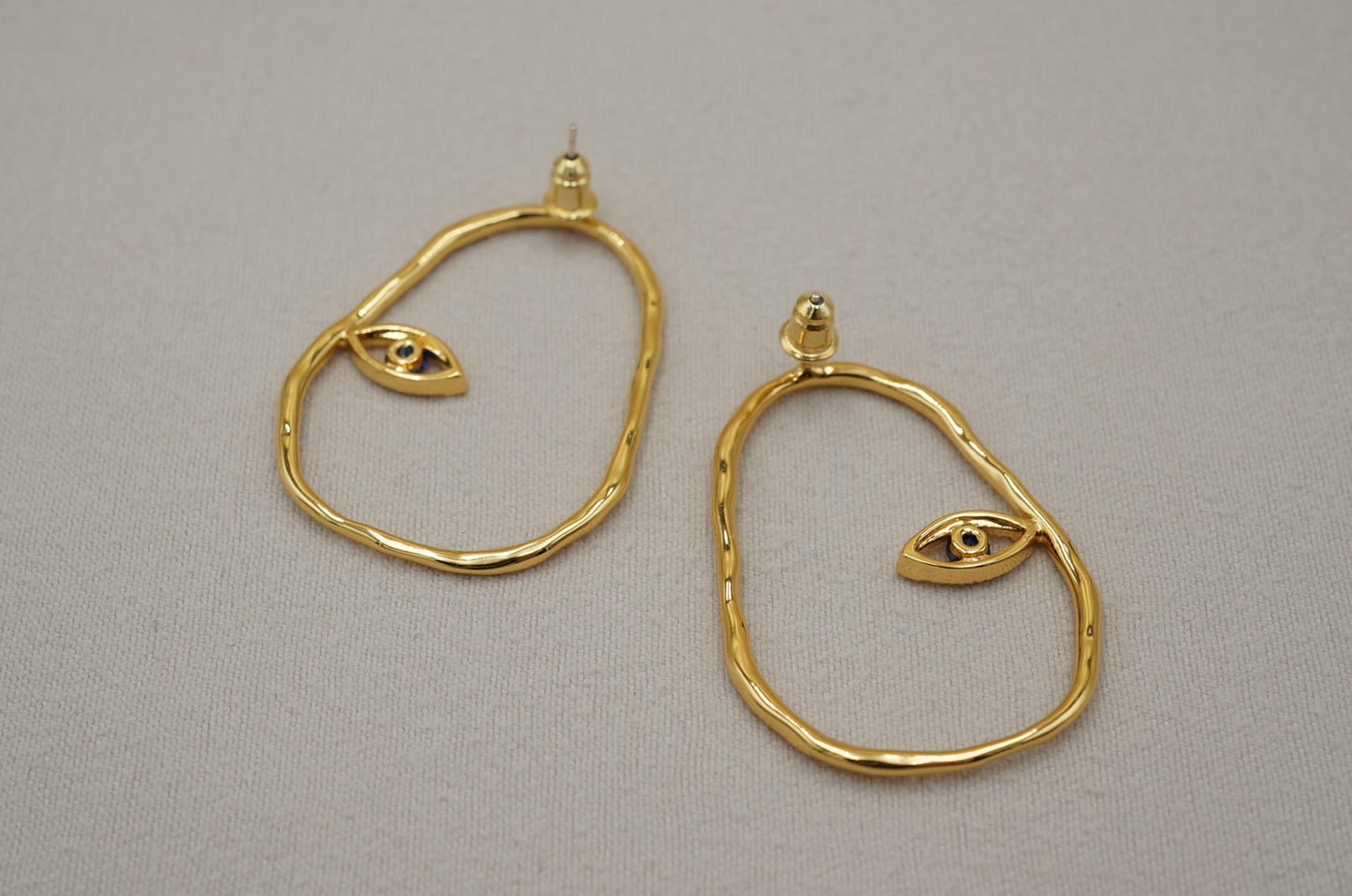 Orecchini occhio blu