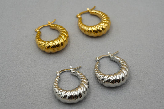 Orecchini tubolare slim